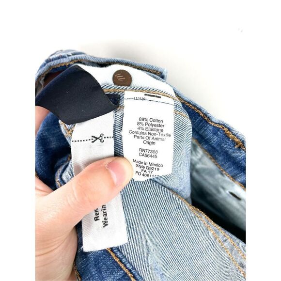 Madewell 10” High Riser Skinny Skinny Button Front Jeans Size 25 - Picture 12 of 13